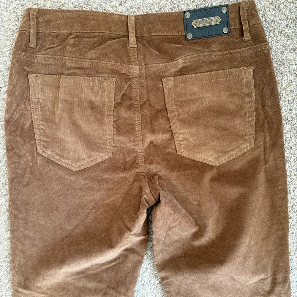 Tru Luxe Brown Corduroy Pants - Picture 6 of 13